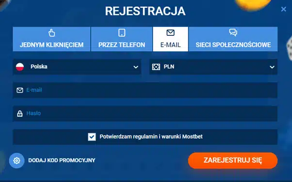 Rejestracja w Mostbet - pierwszy krok do odpowiedzialnej gry